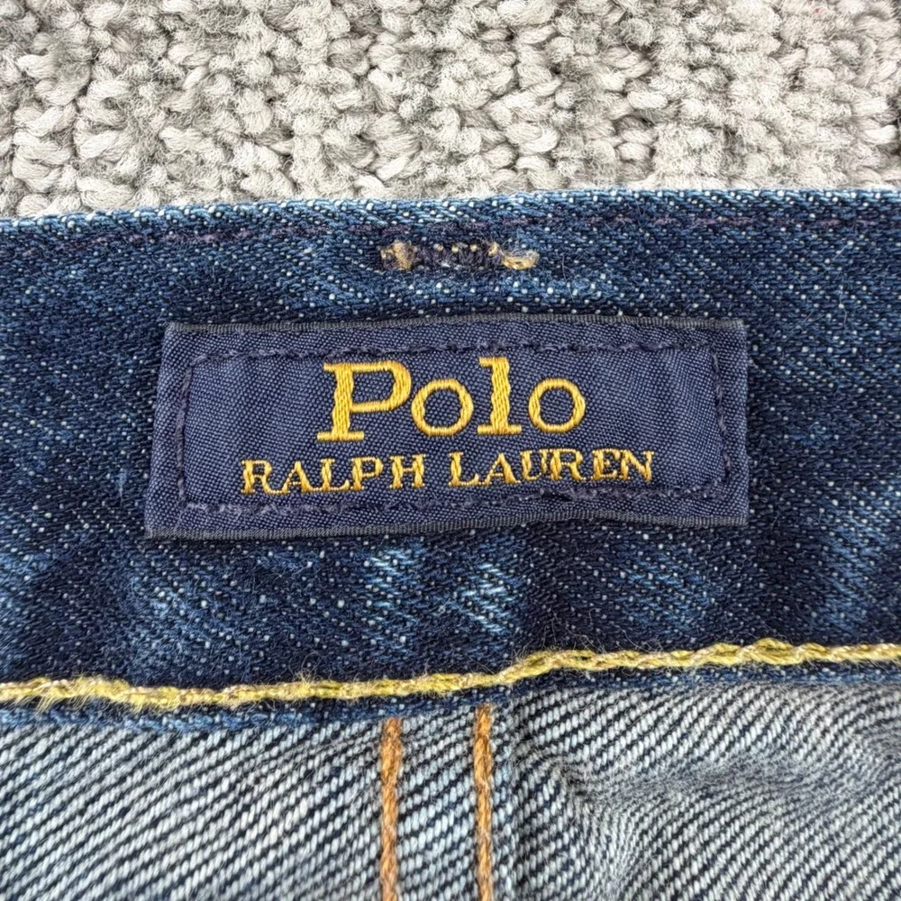 Polo Ralph Lauren Jeans Mens 38(40)/30 Blue Hampton Relaxed Straight Denim